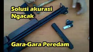 Mengatasi akurasi ngacak Sharp Innova Ganti Visir Depan dan Dudukan Peredam dengan Bahan Metal