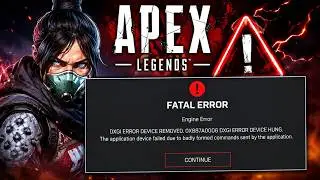 Fix Apex Legends DXGI Error Device Removed 0x887A0006 & Device Hung | AMD GPU Fatal Engine Error