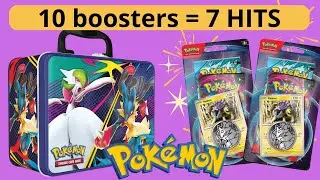 Valisette pokemon et duopack qui D&eacute;chire, 10 boosters = 7 HITS