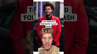 THE WEEKND FORTNITE FLASH MOB IN NYC 😱 #theweeknd #flashmob #celebritynews #musicnews