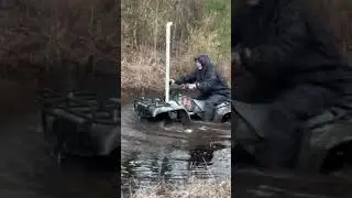 Snorkel testing #jesus #mudding #4wheeling #4wheeler #mud #redneck #honda #420#300#rancher #fourtrax