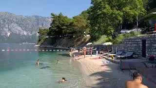Pirate beach bar Perast