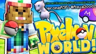 THE FIRST LEGENDARY MEW ON THE SERVER - PIXELMON WORLD #10 | JeromeASF