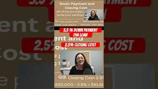 closing cost will be a percentage of the home your buying!