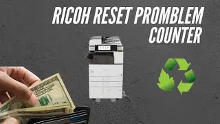 How to reset counter maintenance Ricoh MP IM series