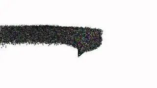 100k Particle system using Python OpenGL