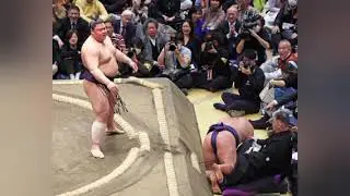 [Sumo] Yoshinofuji defeats Toyonoryu! Seeing cushions flying around the Kokugikan, he realizes he...