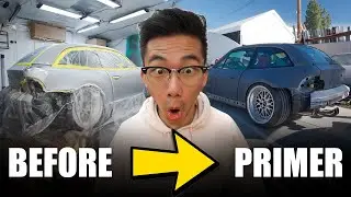 Every Panel Sanded. First Primer Down. | EP.27 BMW M Coupe Project