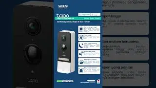 New family of security, Smart Doorbell by Tapo from Secom Smart #smarthome #smartsecurity