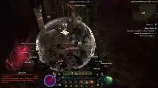 Diablo 4, 9:20am, Druid, lvl 80. Lab work/Farming; ND(Shivta Ruins) tier 25.