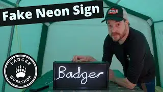 Fake Neon Sign