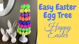 Easy Easter Egg Tree DIY🌷🐰🌷 Spring Easter Egg Topiary Centerpiece