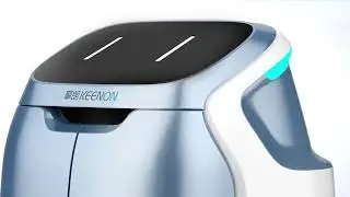 Three function demonstration for KEENON W3 Hotel Robot