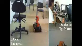 Kuka youbot bilateral teleoperation. Budapest-Tg.Mures