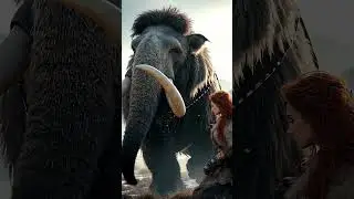 When the Warrior Meets the Mammoth  Epic Fantasy Short #shorts