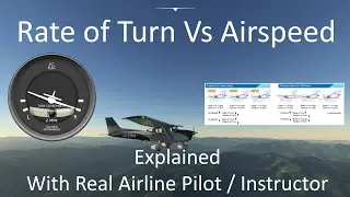 Скорость поворота и скорость полёта | Теоретический гайд | Microsoft Flight Sim | Реальный пилот/...
