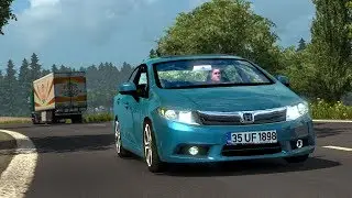 Honda Civic FB7 2012 test drive (Links) - ETS 2