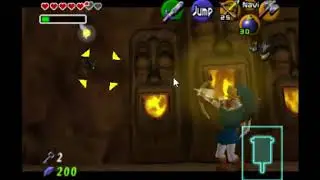 Using Light Arrows against Keese! (Legend of Zelda: Ocarina of Time)