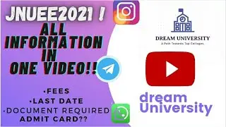 JNU APPLICATION FORMS #JNUEE ALL INFORMATION IN ONE VIDEO #JNUCAMPUS #JNU FEES, COURSES #ADMIT CARD.