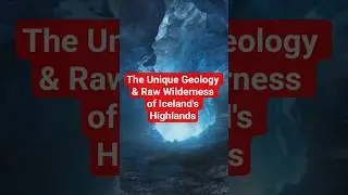 Icelandic Highlands offers Unparalleled,  Raw Beauty like Winter Ice Caves that glows #iceland