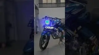 Cinematik modifikasi motor Vixion konsep ninja ss