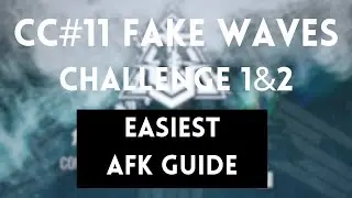 Challenge 1&2 Under-Construction Beachside Easiest AFK Guide | CC#11FakeWaves | Arknights