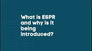 EU Ecodesign Requirements (ESPR) and Digital Product Passports (DPP) &ndash; What Companies Need to Know