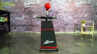 Banco de abdominales plegable | Con PUNCHING BALL