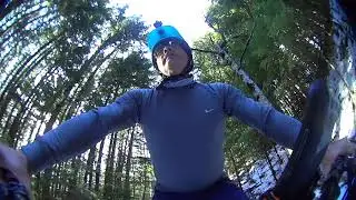 into the snow 22 mile weekend bike ride 2,700ft Olallie descent start point wet heavy slippery snow