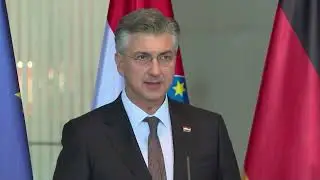 Berlin Konferencija za novinare Plenković Merz 10 12 2025