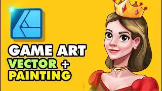 Game Art! Vector and Painting Workflow explained in 7 Minutes