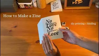 How to Make a Zine: diy at home, printing, binding, packaging orders