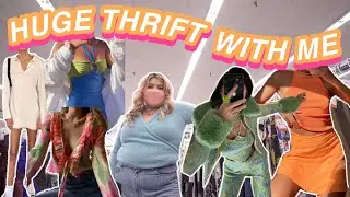 thrifting my pinterest on a SALE DAY! + HUGE summer try on haul 2021