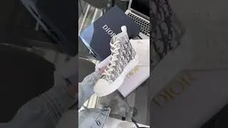 Кеды Dior B23 High Top Logo Oblique