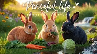 A Peaceful Life of Rabbits | Freedom, Nature, and Quiet Happiness