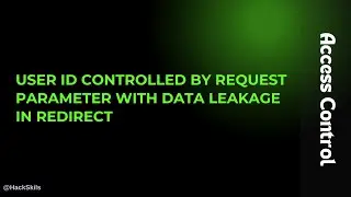 LAB_07: User ID Controlled by request parameter with Data Leakage in Redirect | Access Control