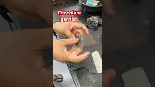 Chocolate garnish / new chocolate garnish ideas / cake garnish designs / #garnish #garnishes #cake