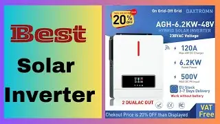 Daxtromn 3.6KW 6.2KW solar inverter 24VDC 48vDC hybrid mppt 6200W pure sine wave