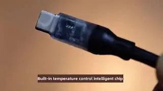 180W Super Fast Charging USB A To Type-C Cable With LED Digital Display, Matte Finish