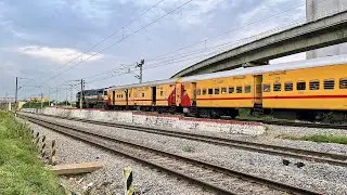 Train climbing verry steep Gradient amazing Train movement