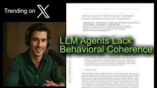 LLM Agents Lack Behavioral Coherence