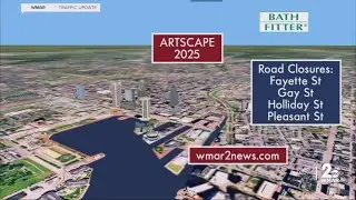 Road closures for Artscape 2025
