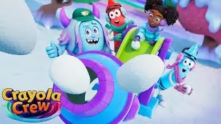 The BIGGEST Snowball Fight EVER ⛄ | 50+ Minutes of Crayola Crew | Fun Imagination Cartoons for Kids