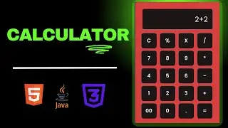 How to Make a Calculator Using HTML,CSS,JS || JavaScript Logic || Step-by-Step Explanation in Hindi
