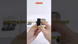 K31 wireless Lavalier microphone with receiver Type C lightning Clip on mini Lapel mic for iphone