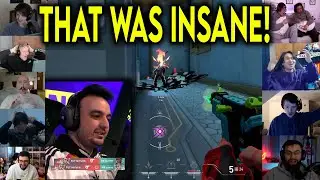 Valorant Streamers Reacts To FUT MrFaliN HIT AN INSANE ACE Against Gentle Mates In VCT
