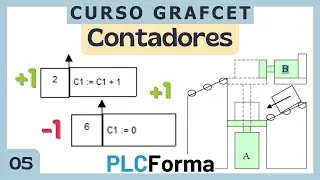 GRAFCET Contadores – Ejercicio Almacén | TIA Portal