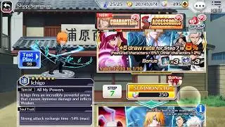 bleach brave souls opening 5 star ticket