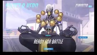 Seoul Dynasty Home Zenyatta Skin! With Gold Gun! Review + Gameplay!