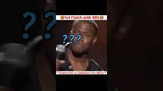 🥵1v4 clutch with DBS || DBS is OverPowered Gun || 1v4 clutch By FALCON #shorts #ytshorts